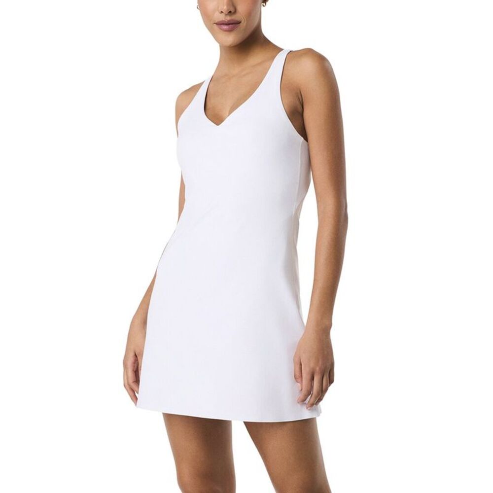 Spanx® Womens  Get Moving V-Neck Dress, White